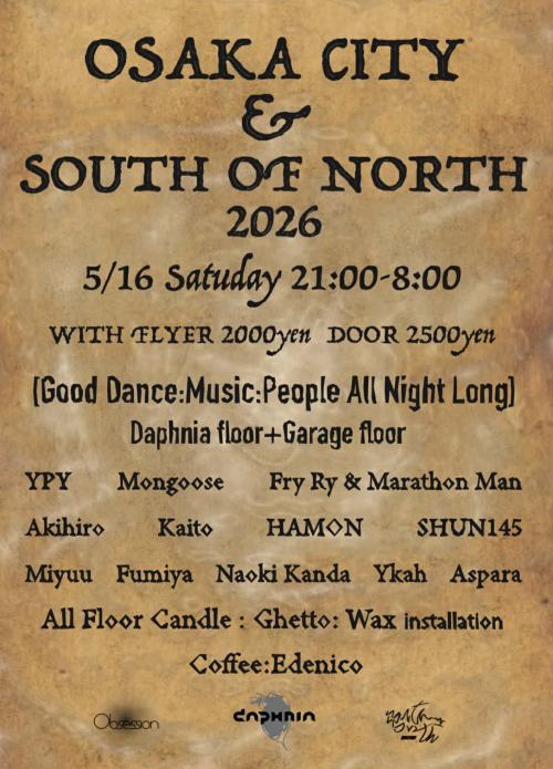 Osaka City & South of North 2026